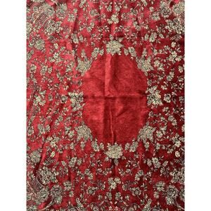 Tapestry Throw Blanket with Fringe Moroccan Style Throw Rug Wall Hanging 50 X 60